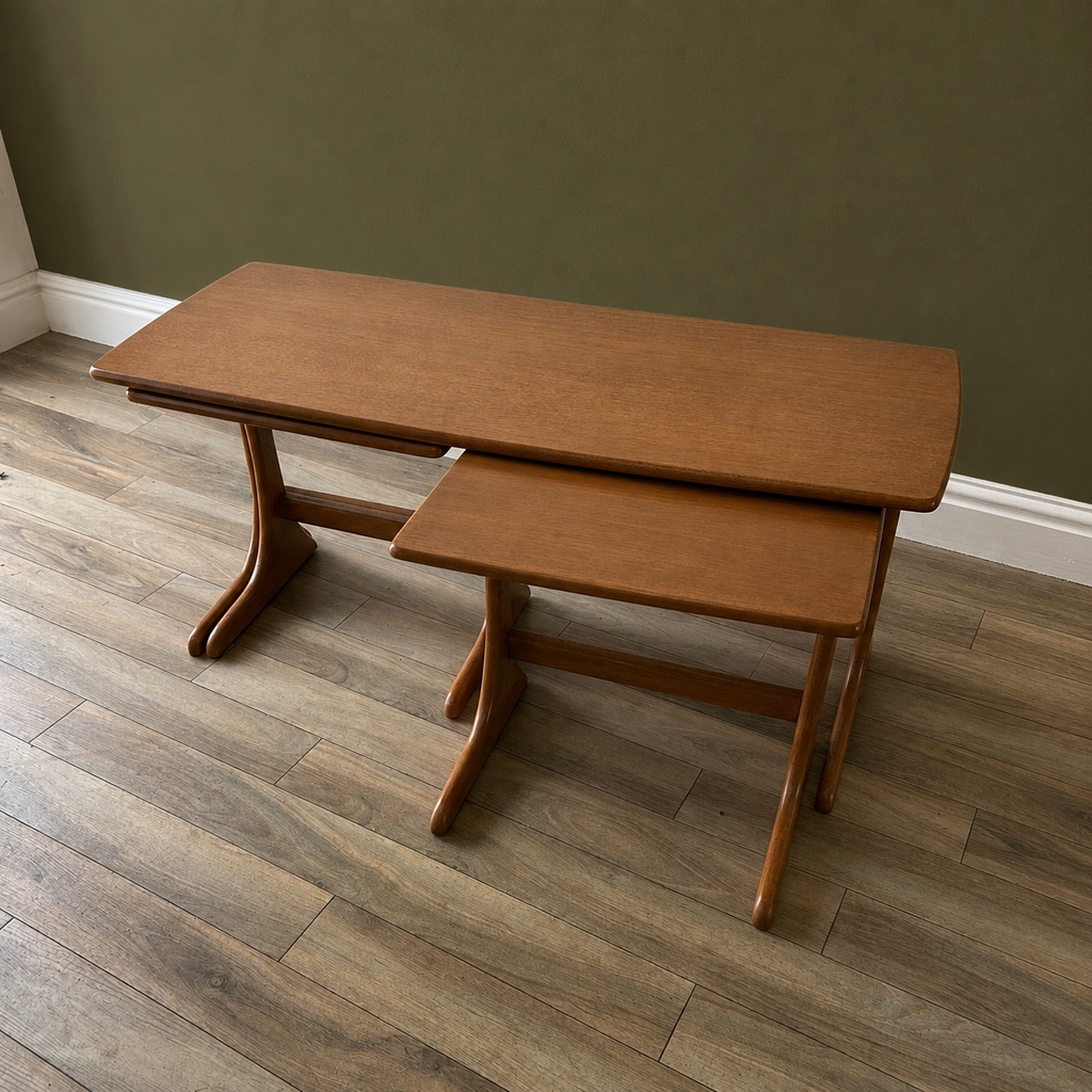 Jentique 1970s Nest of Three Tables inc. Coffee Table