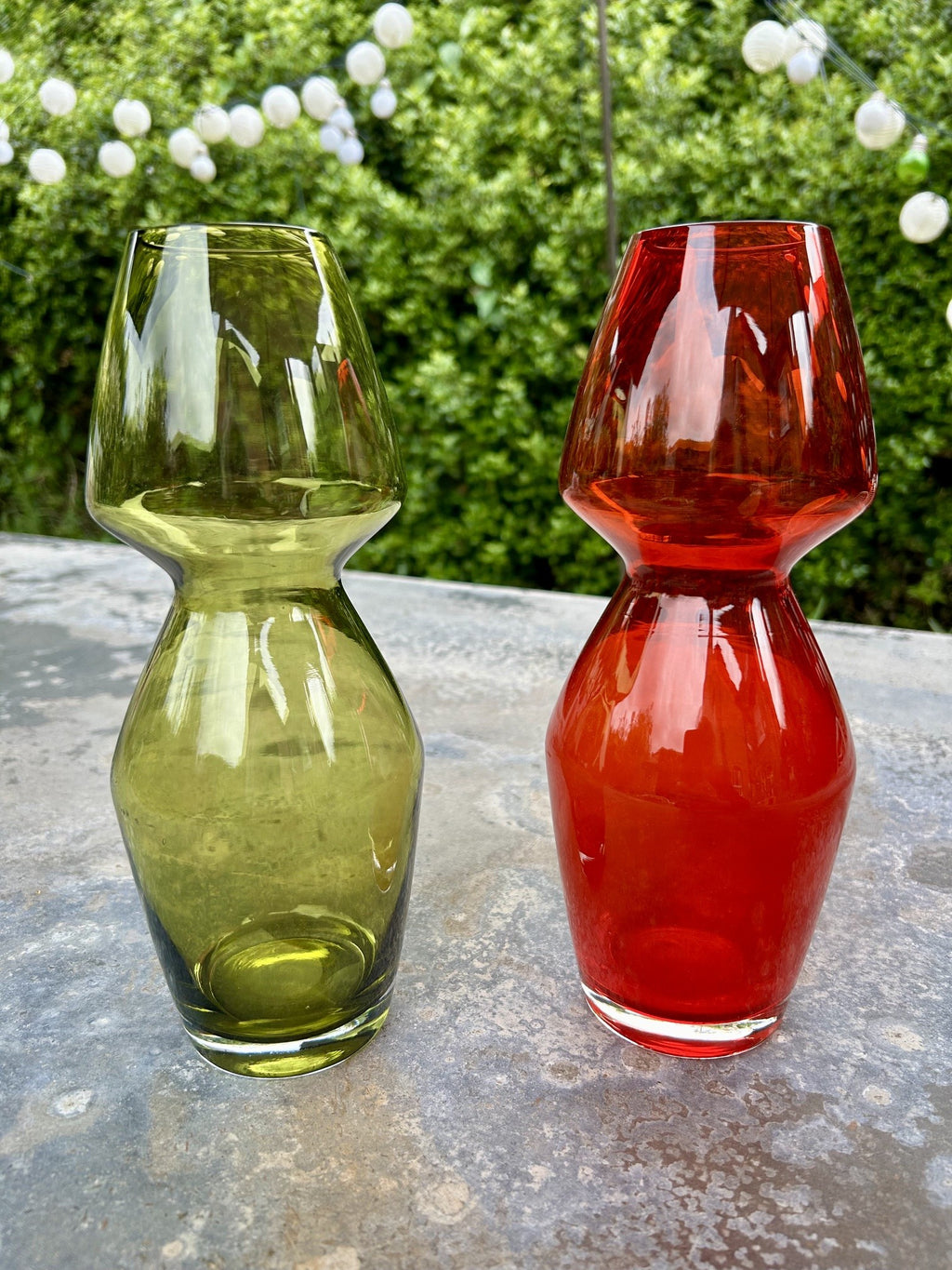 Tamara Aladin for Riihimaen Lasi Oy Hour Glass Vase
