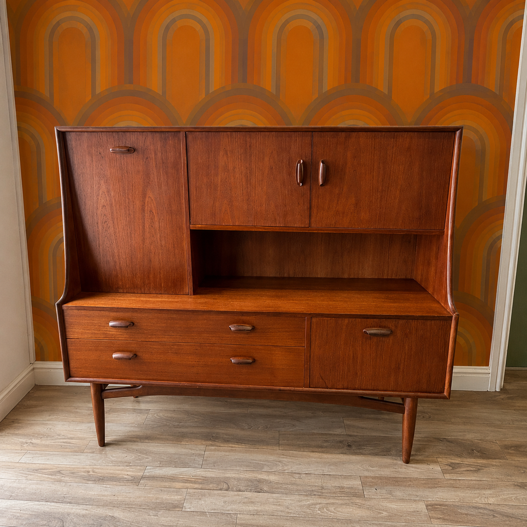 G-Plan (EGomme) Brasilia teak highboard