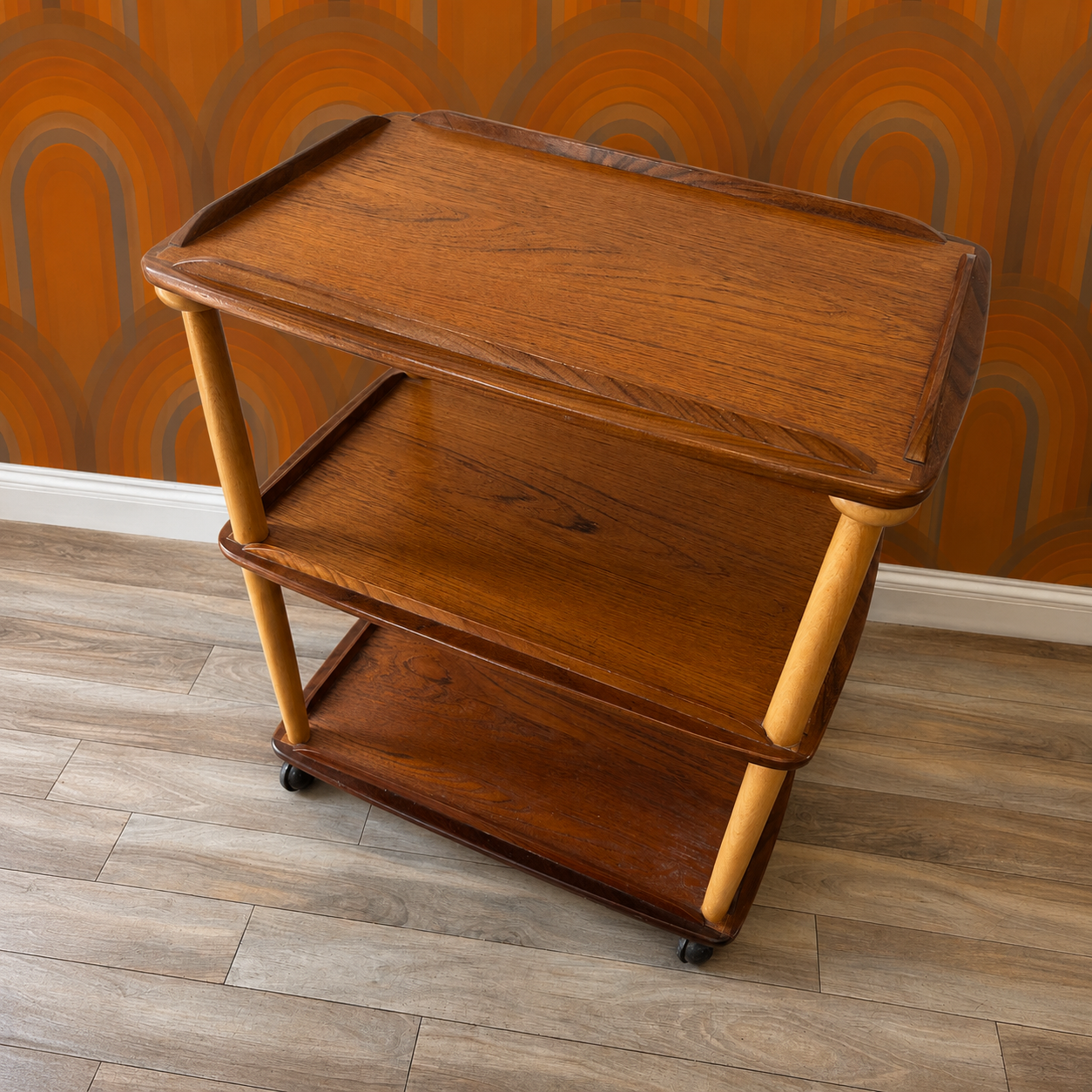 Ercol Elm & Beech Serving Trolley