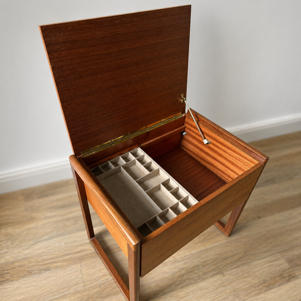Mid Century Vintage Sewing Box